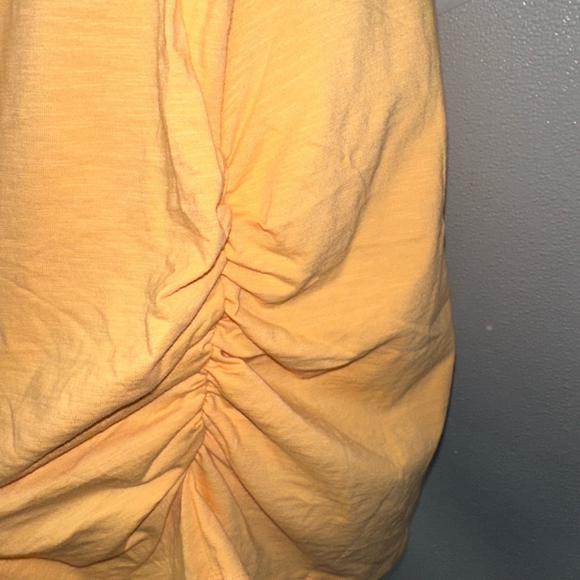 NWT Old Navy Maternity Shirt, XL light Orange Fitted gathered sides lightweight - Picture 10 of 11